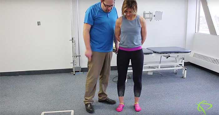 Edmonton Physiotherapist shows how to strengthen abductor hallucis muscles