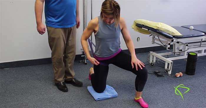 Pleasantview Physio Physiotherapist explains how to do Hip Capsular Stretches Exercises