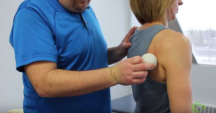 Pleasantview Physio Physiotherapist Back of Shoulder Spot